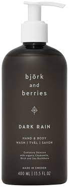 Bjork And Berries Dark Rain Hand & Body Wash