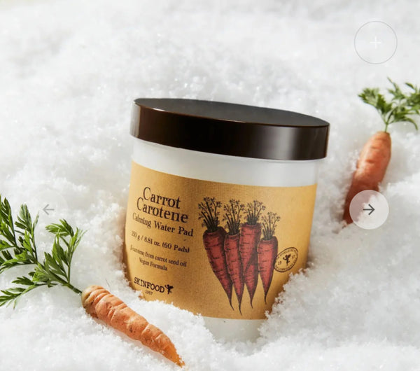Skinfood Carrot Carotene Calming Water Pad Mask Plus Set