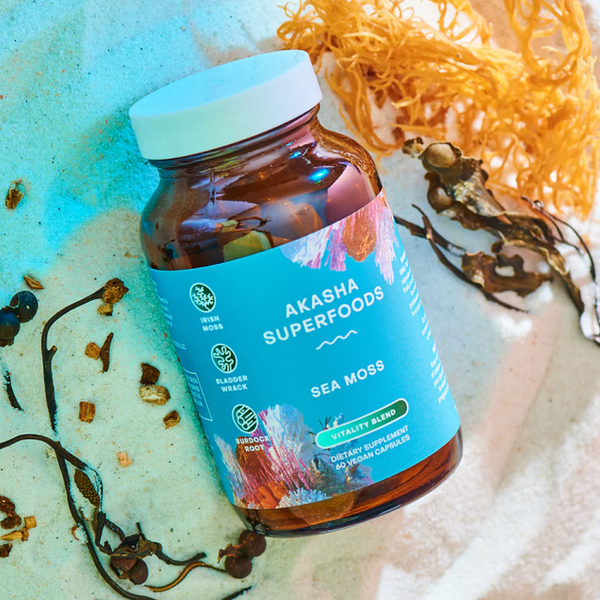 Akasha Superfoods Sea Moss Vitality Blend Capsules