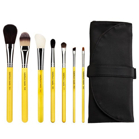 Bdellium Studio Basic 7pc. Brush Set with Roll-up Pouch